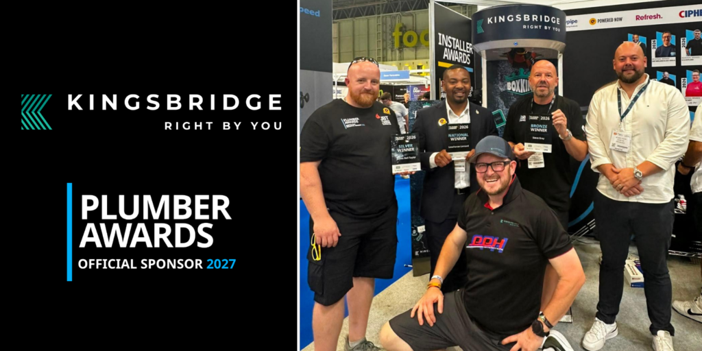 Kingsbridge announced as official sponsor of The Plumber Awards 2027